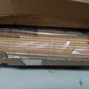 LazBlinds No Tools No Drill Bamboo Roller Shades, Cordless Bamboo Blinds, Light Filtering Roll Up Blinds for Windows, French Door, Porch or Patio, 23'' W x 64'' H, Ceylon Light Russet