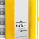 BK UNDATED Yearly Weekly/Monthly Planner 2026-27 Daily Planner Agenda & Personal Organizer to Increase Productivity, Academic Planner w/Sticker Set. A5 (5.8 x 8.3) - Yellow Hardcover