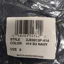 IZOD Juniors Uniform Bermuda Shorts, Skinny Style with Hook & Eye Closure, Stretch Twill Fabric (Blue)