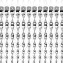 Besmon Woodpecker Bird Scare DevicesReflective Scare Rods Control Device to Keep Birds Away from Patio PoolChristmas Reflective Strip Hanging Home as Decoration (12PCS)