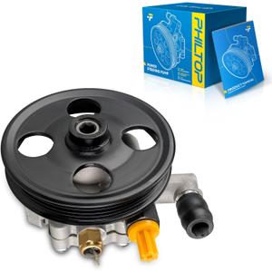 PHILTOP 20-1401 Power Steering Pump OE Fit For Edge 2007-2010, MKZ 2007-2010, MKZ Base 2011-2012, MKX 2007-2010, Fusion Sport 2010-2012, Power Assist Pump 7H6Z3A696A, 7T4Z3A696A, 8T433A696AA