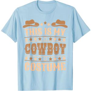 Cute Cowboy Western Cowboy Outfit Men Boy Kid Cowboy Costume T-Shirt, 2XL