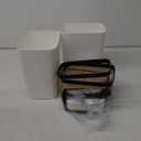 2 Pack 2.7 Gal Bathroom Trash Can with Lid, Automatic Trash Can Small Smart Garbage Can Touchless, Slim Motion Sensor Waterproof Plastic Trash Bins for Bedroom Office Kitchen Toilet (White)