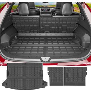 powoq Cargo Mat Compatible with 2024-2026 Subaru Crosstrek Impreza Trunk Mat Backrest Cargo Liner TPE Trunk Liner Replacement for 2024-2026 Subaru Crosstrek Accessories