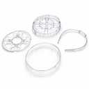 Original Graduation Cap Headband Insert, Secure Your Grad Cap & Preserve Curly, Natural, and All Hairstyles on Graduation Day (Clear)