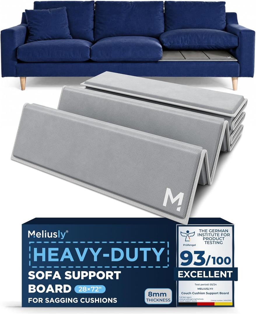 Couch Cushion Support Board for Sagging Sofa Cushions (28x72)