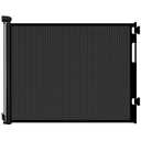 Retractable Baby Gate for Stairs and Doorways, 55" Wide x 33" Tall Mesh Dog Gate for Indoor & Outdoor Use, Safety Gate for Babies and Pets, Child Gates for Hallways, Hardware Mounted, Black