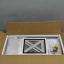 RICHER HOUSE Floating Shelves with Guardrail, Rustic Wood Shelves for Wall Dcor, Farmhouse Bathroom Accessories Wall Mounted, Bathroom Organizer Over Toilet Storage, Kitchen, Living Room - White