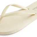 shevalues Slim Flip Flops for Women Beach Rubber Shower Shoes Basic Thong Sandals, EU 39