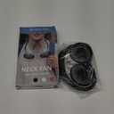 COMLIFE Portable Neck Fan, 2600mAh Battery Operated Ultra Quiet Hands Free USB Fan with Strong Wind, 360° Adjustable High Flexibility Wearable Personal Fan for Home Office Outdoor Travel (Black)