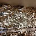 40 Pcs Decor Fake Leaves for Christmas Decor Gold Leaf Artificiales para Table Wedding Home Room Office Decoracion (21inch)