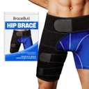 Hip Brace, Sciatica Pain Relief Devices, Hip Brace for Women Men, Hips Pain Relief, Thigh Compression Sleeve, Sciatic Nerve Braces, Suitable for Sciatic Nerve, Groin, Thigh, Hamstring