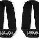 Deadlift Straps, Professional Weight Lifting Wrist Straps, Multipurpose, Heavy Duty Cotton, Black