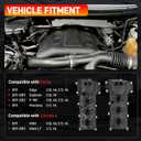 Left & Right Engine Valve Cover Kit with Gaskets & Bolts