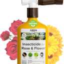 Organic Insecticide for Roses & Flowers – 16oz Ready-to-Spray Pest Control – Controls Aphids, Thrips, Japanese Beetles & More – Bee-Safe & Eco-Friendly