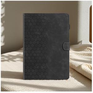 DTangLsm for iPad A16 Case iPad 11th Generation Case 11-inch 2025, iPad 10th Generation Case 10.9-inch 2022, Smart PU Leather Folio Stand Cover with Pencil Holder, Auto Wake/Sleep, Honeycomb Black