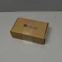 Amerdeco 10 Pack Champagne Bronze Cabinet Knobs 1.2 Inch(30mm) Single Hole Cabinet Handles Drawer Knobs and Pulls for Bathroom Cabinets ZH0008