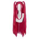 Topcosplay Female Rose Red Anime Cosplay Wig Halloween Carnival Party Wig