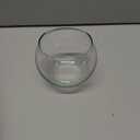 6 Pack Clear Round Glass Vases, 4.7 W x 3.5 H, Bubble Bowl Flower Vase for Table Centerpieces, Candle Holders for Wedding Event Home Decor