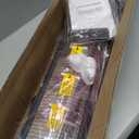 Uthfy Electric Outdoor Patio Heater,1500W Infrared Heater with 24H Timer, Remote, Waterproof, Quiet Portable Space Heater for Large Room, 35 Tower Heater for Indoor Garage, Balcony, Backyard, Shop