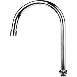 COOLWEST 8 inch Gooseneck Swivel Spout Replcement for Commercial Kitchen Sink Faucet, 2.2GPM Swing Nozzle Spout Parts Chrome Finish