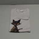 Japanese Art Cat Ninja Ukiyo-e Anime Style Samurai Cat T-Shirt XS