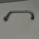 8 Inch Faucet Swivel Spout Replacement Kit for Commercial Kitchen Sink Faucet, 360 Commercial Faucet Swivel Spout with 2.2 GPM Aerator, Chrome Finish