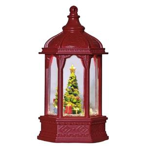 Christmas Mini Snow Globes, Water Glitters LED Lighted Snow Globes Tabletop Decor - Christmas Tree