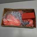 Forklift Trailer Hitch Attachment, EBESTTECH 1 PC 2" Receiver Trailer Towing Adapter with Chain Red