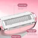 Womens Personal Groomers4-in-1 Electric Razor face Razors&Nose Trimmer Women-Personal Shaver for Women