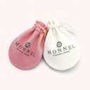 MC577 Little Crystal Orange Juice Lobster Clasp Charm for Women with Velvet Bag (Pink,1 Piece)