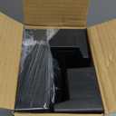 Adjustable Computer Tower Stand with Cooling Fan, Mobile CPU Holder with 4 Rolling Casters, Under Desk CPU Bracket PC Floor Cart PC Riser for Office, Home and Classroom. (Fan version) (Black)