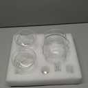 Whiskey Decanter Set, Whiskey Decanter with 2 Glasses, Decanter Set for Men Scotch Bourbon Vodka, Bosses Day Gifts for Men Dad Husband Boyfriend