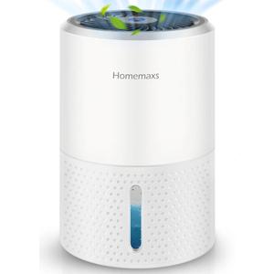 Homemaxs Small Dehumidifier 300 ml/Day, 900ml Reservoir