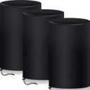 55 Gallon Drum Cover, 210D Oxford Cloth Water Storage Barrel Cover, 25 x 37 Inch Outdoor Waterproof Rain Snow Bucket lid with Drawstring, UV Protection, Anti Dust(1 Pcs)