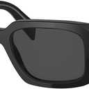BUTABY Trendy Rectangle Sunglasses for Women Men Retro Sun Glasses Vintage Fashion Square Frame (Black Frame Grey Lens)