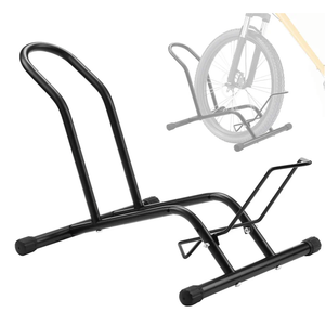 Bike Stand Floor Bicycle Stand Bike Parking Rack Stand Bicycle Storage Perfect for 16"-29" Front and Rear Wheel Parking Rack