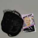 Pixie Cut Curly iWigs for Black Women Short Layered Pixie Wigs Brazilian Virgin Curly Wavy Human Glueless Short Curly Wigs With Bangs Natural Black Color for Daily Use