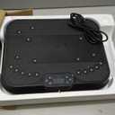 Shake Plate, Vibration Plate Exercise Machine for Lymphatic Drainage, 400 Lbs Capacity Whole Body Vibrating Plate Workout with Fitness Resistance Bands, Max Vibrating Frequency 250/Min for Weight Loss