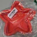 2 Pcs Star Shaped Cake Pans, 8 Inch Silicone Cake Molds, Silicone Baking Mold, Flexible Nonstick Baking Pans for Cakes, Cheese Cakes and Chocolate Cake, Red