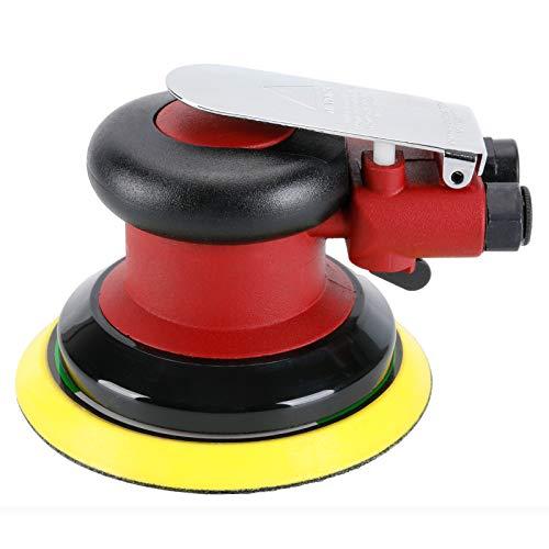 Professional Air Random Orbital Palm Sander, Heavy Duty Dual Action Pneumatic Sander with 1pc Backing Plate (5 inch)