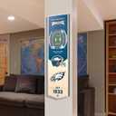 YouTheFan NFL 3D Stadium Banner, 8 x 32 Inches