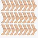 Bencailor 24 Pairs Women's Sheer Ankle Socks Thin Nylon Socks for Women Transparent High Hosiery Stockings for Women