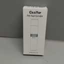 Dog Nail Grinder and Clippers Quiet with 10h Working Time Professional Pet Nail Trimmer Stepless Speed Regulation Pet Nail Grinder Electric Nail File for Large Medium Small Dogs and Cats (White)