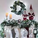 Cluster Lights Christmas 400 Led Fairy Lights Green Wire 49FT Twinkle Lights with Remote 8 Modes String Lights Timer Plug in Firecracker Fairy Lights for Outdoor Valentines Day Decorations,Cool White