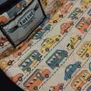 Urban Infant Tot Cot Kids Nap Mat - Toddler Preschool Daycare Bedding Cover with Blanket and Pillow - Traffic