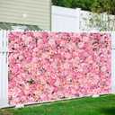 Floral Wall Backdrop 7x5 FT Vibrant Colorful Flower Backdrops for Wedding Large Background Banner for Party Photography Decor Romantic Elegant Design Photo Booth Supply