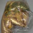 Sequin Backdrop Curtain 4 Pcs, 2ft x 8ft Wedding Ceremony Background Backdrop Glitter Shimmer Fabric Gold Backdrop Drapes