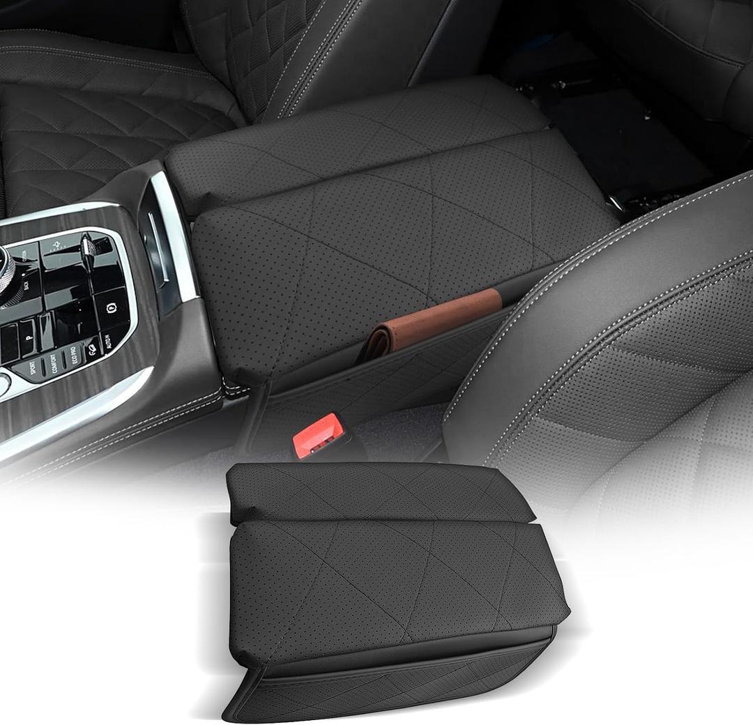 CDEFG for BMW X5/X6/X7 2020-2025 2026 Center Console Cover Armrest Box Cover for X5, X6, X7 2020-2024 2025 2026 Accessories Console Arm Rest Protector