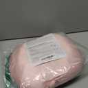 Ear Piercing Pillow for Side Sleepers with Ear Hole, Donut Pillow for Ear with Silky Pillowcase for CNH and Ear Pain Inflammation Pressure Sores Piercing, Ear Guard Pillow (Pink Silk)